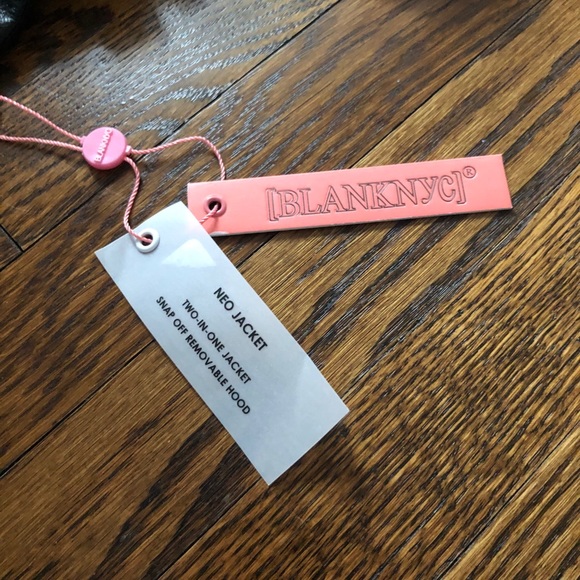 Blank NYC girls faux leather jacket - Picture 3 of 4